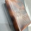 DARK BROWN LEATHER BIBLE COVER - Image 4