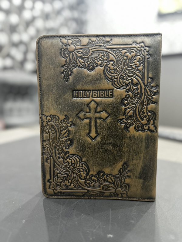 GREEN BIBLE COVER